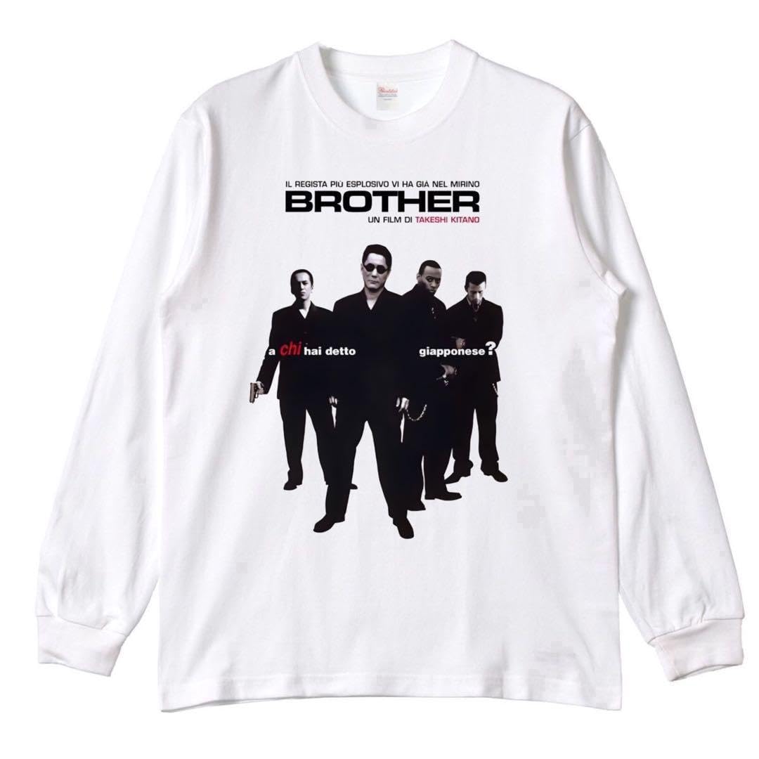 北野武 BROTHER 映画 長袖 Tシャツ Amazon.co.jp: 北野武 brother ブラザー 長袖 ロンT vintage movie
